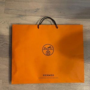 Extra Large Hermes Orange Bag